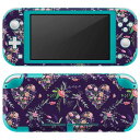 igsticker Nintendo Switch Lite 専用 デザインスキンシール 全面 ニンテンドー スイッチ ライト 専用 ゲーム機 カバー アクセサリー フィルム ステッカー エアフリー 011880 ハート 模様 花(2)