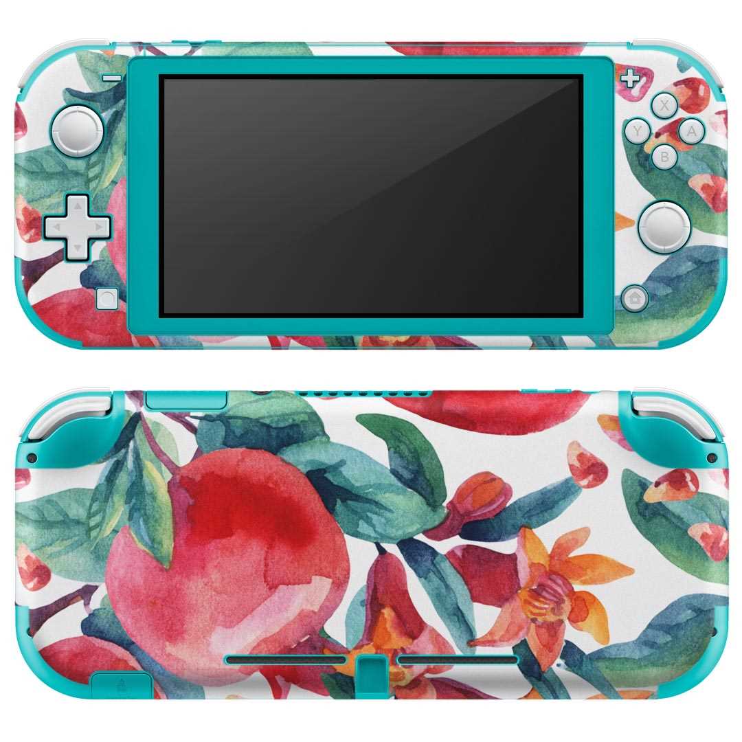 igsticker Nintendo Switch Lite 専用 デザインスキンシール 全面 ニンテンドー スイッチ ライト 専用 ゲーム機 カバー アクセサリー フィルム ステッカー エアフリー 011887 植物　花　緑
