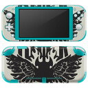 igsticker Nintendo Switch Lite 専用 デザインスキンシール 全面 ニンテンドー スイッチ ライト 専用 ゲーム機 カバー アクセサリー フィルム ステッカー エアフリー 011920 ロック 英字 かっこいい(2)