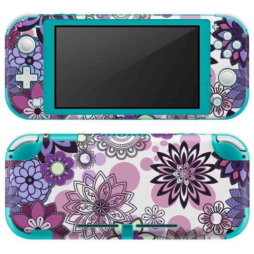 igsticker Nintendo Switch Lite 専用 デザインスキンシール 全面 ニンテンドー スイッチ ライト 専用 ゲーム機 カバー アクセサリー フィルム ステッカー エアフリー 011945 花柄 紫 花 igsticker Nintendo Switch Lite 専用 デザインスキンシール 全面 ニンテンドー スイッチ ライト 専用 ゲーム機 カバー アクセサリー フィルム ステッカー エアフリー 011945 花柄 紫 花