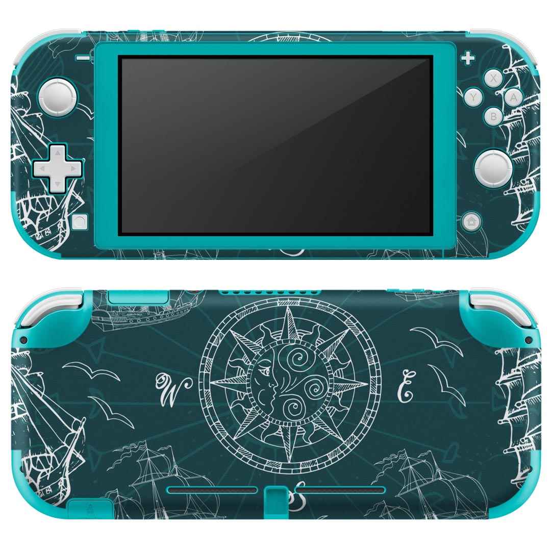 製品名 Nintendo Switch Lite専用 デザインスキンシール セット内容 Nintendo Switch Lite本体用スキンシール（裏表）各1枚 ※液晶側シールは2パーツに分かれていますニンテンドースイッチライト専用です。据え置き機のSwitch本体やJoyコンには対応していません。 商品特徴 3M社製の再剥離性シートを素材に採用し、細かな位置調整がしやすく貼り直しが容易です。また、エアフリーでもありますので気泡が簡単に逃げるので、キレイに貼ることができます。専用の業務プリンターを使い、商品画像と遜色のない美しい印刷仕上がり。 注意事項 画像はサンプルですので、ご覧の環境によっては多少色味に違いを感じる場合がございます。 イメージと違った、モニターと色味が異なるという理由での交換や返金はご対応出来かねます。スキンシールのみの販売で、ニンテンドースイッチ本体などは付属しません。シワができた場合、ドライヤーなどで軽く温め、外側に向けてシワを伸ばすように貼ってください。初回貼付時の位置調整や貼り直しは可能ですが、しっかりと押し付けて接着させた後の再剥離、再利用は保証しておりません。また接着部に油分や汚れが付着しますと角の部分は剥がれやすくなりますので、貼付時はあまり触れないようにご注意ください。無地のセミグロスシートにデザインをプリントした商品で、デコなどの加工はございません。 凹凸や光沢があるように見えたり布地や金属を素材にしたように見える商品もありますが、デザインの図版によるものです。印刷時に微妙な画像のズレが生じる場合がございます。ご注文後に1点1点制作する受注生産品の為、不良品以外のご返品や交換は固くお断りします。 商品発送 完全受注生産のハンドメイド商品となりますので、既製品と比べて発送までお時間を頂いています。 基本的に決済確認後2?3営業日、最大で10営業日での発送となります。繁忙期や休業日明けの場合はさらに時間がかかる場合があります。 その際には別途メールにてご連絡致します。メール便の場合、発送日から到着までに2?4日ほどかかる場合が多く、紛失などの保障もご対応できかねます。あらかじめご了承下さい。