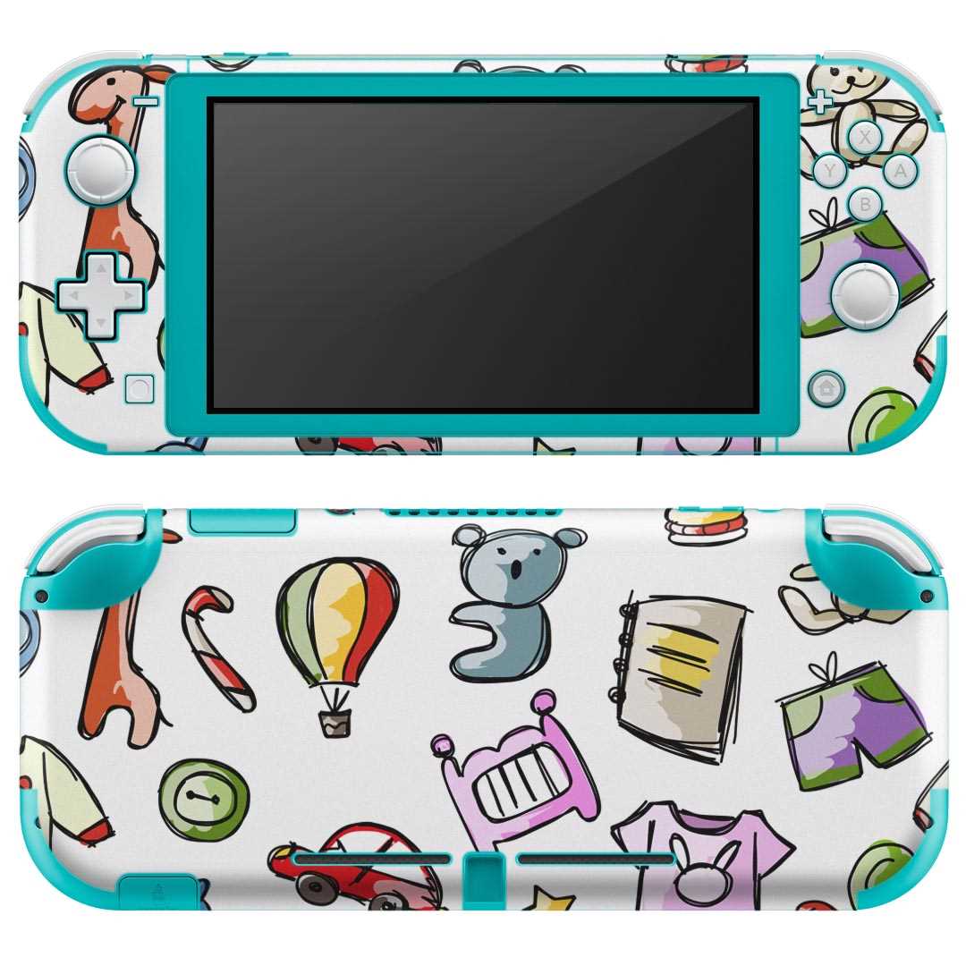 igsticker Nintendo Switch Lite 専用 デザインスキンシール 全面 ニンテンドー スイッチ ライト 専用 ゲーム機 カバー アクセサリー フィルム ステッカー エアフリー 011954 赤ちゃん おもちゃ かわいい