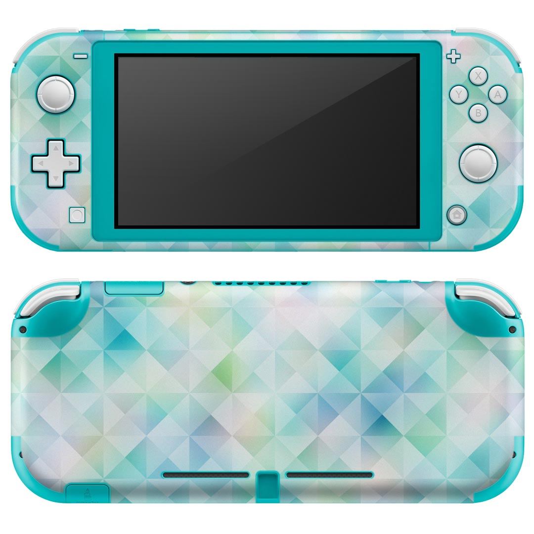 igsticker Nintendo Switch Lite 専用 デザインスキンシール 全面 ニンテンドー スイッチ ライト 専用 ゲーム機 カバー アクセサリー フィルム ステッカー エアフリー 012068 パステル　模様　柄
