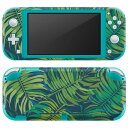 igsticker Nintendo Switch Lite 専用 デザインスキンシール 全面 ニンテンドー スイッチ ライト 専用 ゲーム機 カバー アクセサリー フィルム ステッカー エアフリー 012104 植物 緑 夏(2)