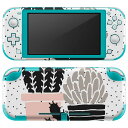 igsticker Nintendo Switch Lite 専用 デザインスキンシール 全面 ニンテンドー スイッチ ライト 専用 ゲーム機 カバー アクセサリー フィルム ステッカー エアフリー 012108 サボテン　イラスト　ドット