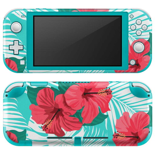 igsticker Nintendo Switch Lite 専用 デザインスキンシール 全面 ニンテンドー スイッチ ライト 専用 ゲーム機 カバー アクセサリー フィルム ステッカー エアフリー 012146 ハイビスカス 水色 花 igsticker Nintendo Switch Lite 専用 デザインスキンシール 全面 ニンテンドー スイッチ ライト 専用 ゲーム機 カバー アクセサリー フィルム ステッカー エアフリー 012146 ハイビスカス 水色 花