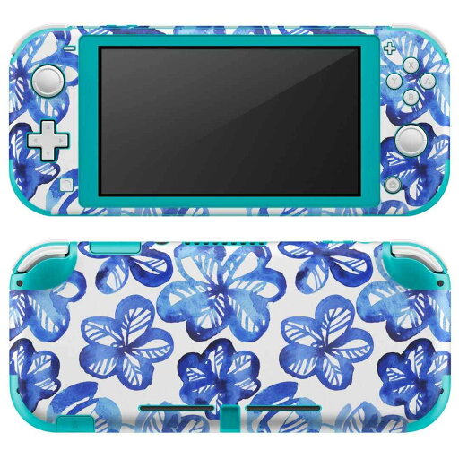igsticker Nintendo Switch Lite 専用 デザインスキンシール 全面 ニンテンドー スイッチ ライト 専用 ゲーム機 カバー アクセサリー フィルム ステッカー エアフリー 012197 花 花柄 青 igsticker Nintendo Switch Lite 専用 デザインスキンシール 全面 ニンテンドー スイッチ ライト 専用 ゲーム機 カバー アクセサリー フィルム ステッカー エアフリー 012197 花 花柄 青
