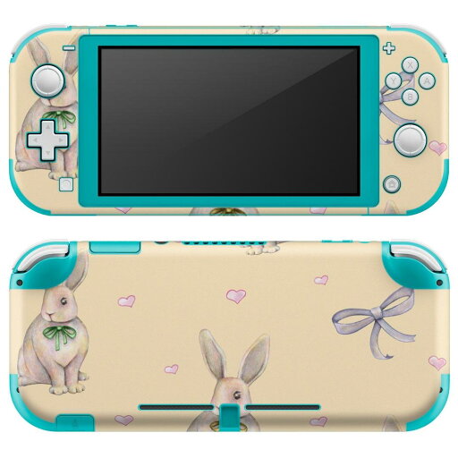 igsticker Nintendo Switch Lite 専用 デザインスキンシール 全面 ニンテンドー スイッチ ライト 専用 ゲーム機 カバー アクセサリー フィルム ステッカー エアフリー 012210 うさぎ リボン かわいい igsticker Nintendo Switch Lite 専用 デザインスキンシール 全面 ニンテンドー スイッチ ライト 専用 ゲーム機 カバー アクセサリー フィルム ステッカー エアフリー 012210 うさぎ リボン かわいい