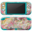 igsticker Nintendo Switch Lite 専用 デザインスキンシール 全面 ニンテンドー スイッチ ライト 専用 ゲーム機 カバー アクセサリー フィルム ステッカー エアフリー 012211 花 さくら ピンク(2)