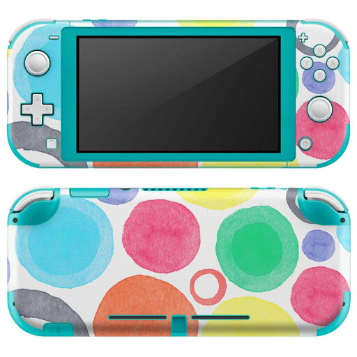 igsticker Nintendo Switch Lite 専用 デザインスキンシール 全面 ニンテンドー スイッチ ライト 専用 ゲーム機 カバー アクセサリー フィルム ステッカー エアフリー 012219 丸 ドット カラフル igsticker Nintendo Switch Lite 専用 デザインスキンシール 全面 ニンテンドー スイッチ ライト 専用 ゲーム機 カバー アクセサリー フィルム ステッカー エアフリー 012219 丸 ドット カラフル