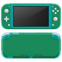 igsticker Nintendo Switch Lite 専用 デザインスキンシール 全面 ニンテンドー スイッチ ライト 専用 ゲーム機 カバー アクセサリー フィルム ステッカー エアフリー 012239 緑　単色　シンプル