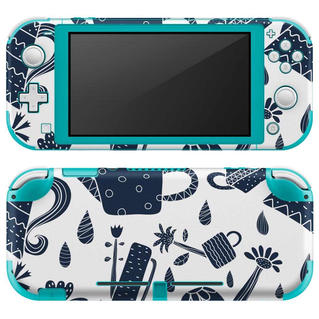 igsticker Nintendo Switch Lite 専用 デザインスキンシール 全面 ニンテンドー スイッチ ライト 専用 ゲーム機 カバー アクセサリー フィルム ステッカー エアフリー 012259 花 植物 柄