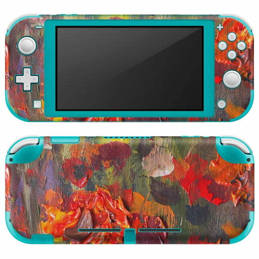 igsticker Nintendo Switch Lite 専用 デザインスキンシール 全面 ニンテンドー スイッチ ライト 専用 ゲーム機 カバー アクセサリー フィルム ステッカー エアフリー 012284 花 植物 絵画