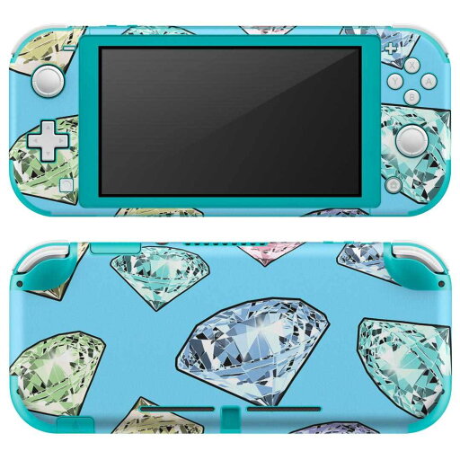 igsticker Nintendo Switch Lite 専用 デザインスキンシール 全面 ニンテンドー スイッチ ライト 専用 ゲーム機 カバー アクセサリー フィルム ステッカー エアフリー 012293 ダイアモンド 水色 カラフル igsticker Nintendo Switch Lite 専用 デザインスキンシール 全面 ニンテンドー スイッチ ライト 専用 ゲーム機 カバー アクセサリー フィルム ステッカー エアフリー 012293 ダイアモンド 水色 カラフル