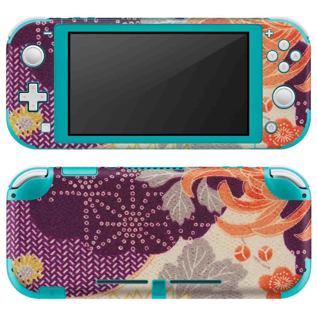 igsticker Nintendo Switch Lite 専用 デザインスキンシール 全面 ニンテンドー スイッチ ライト 専用 ゲーム機 カバー アクセサリー フィルム ステッカー エアフリー 012295 和　和柄　花