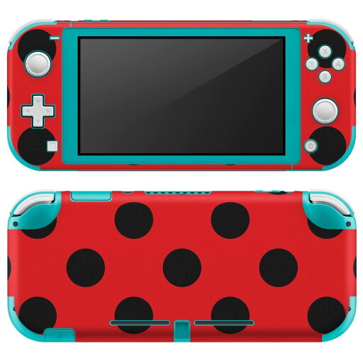 igsticker Nintendo Switch Lite 専用 デザインスキンシール 全面 ニンテンドー スイッチ ライト 専用 ゲーム機 カバー アクセサリー フィルム ステッカー エアフリー 012332 赤 黒 ドット igsticker Nintendo Switch Lite 専用 デザインスキンシール 全面 ニンテンドー スイッチ ライト 専用 ゲーム機 カバー アクセサリー フィルム ステッカー エアフリー 012332 赤 黒 ドット