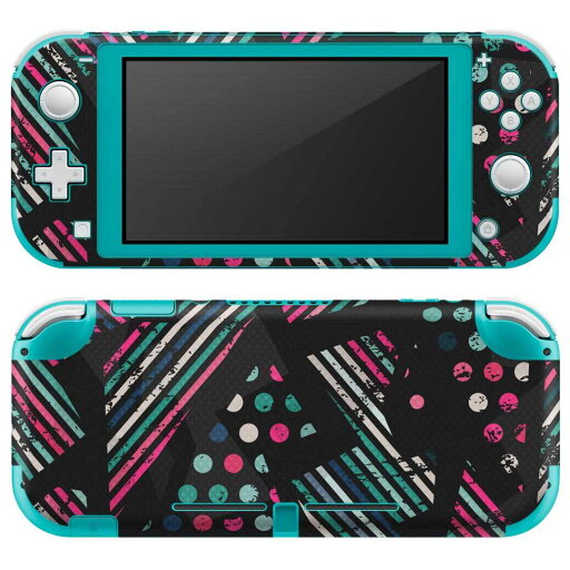 igsticker Nintendo Switch Lite 専用 デザインスキンシール 全面 ニンテンドー スイッチ ライト 専用 ゲーム機 カバー アクセサリー フィルム ステッカー エアフリー 012351 柄 ドット ストライプ igsticker Nintendo Switch Lite 専用 デザインスキンシール 全面 ニンテンドー スイッチ ライト 専用 ゲーム機 カバー アクセサリー フィルム ステッカー エアフリー 012351 柄 ドット ストライプ