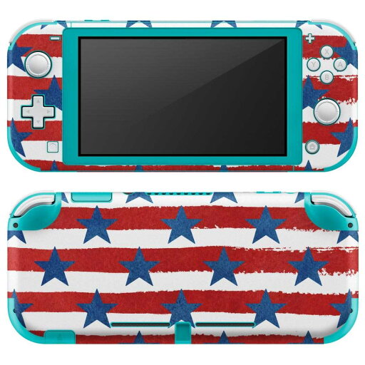 igsticker Nintendo Switch Lite 専用 デザインスキンシール 全面 ニンテンドー スイッチ ライト 専用 ゲーム機 カバー アクセサリー フィルム ステッカー エアフリー 012371 赤 ボーダー 星 igsticker Nintendo Switch Lite 専用 デザインスキンシール 全面 ニンテンドー スイッチ ライト 専用 ゲーム機 カバー アクセサリー フィルム ステッカー エアフリー 012371 赤 ボーダー 星