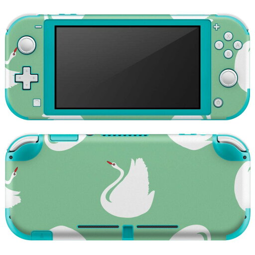igsticker Nintendo Switch Lite 専用 デザインスキンシール 全面 ニンテンドー スイッチ ライト 専用 ゲーム機 カバー アクセサリー フィルム ステッカー エアフリー 012476 白鳥 鳥 緑 igsticker Nintendo Switch Lite 専用 デザインスキンシール 全面 ニンテンドー スイッチ ライト 専用 ゲーム機 カバー アクセサリー フィルム ステッカー エアフリー 012476 白鳥 鳥 緑