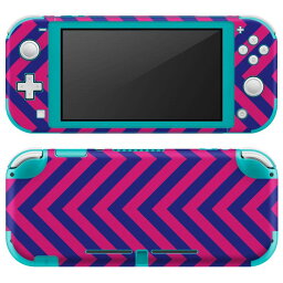 igsticker Nintendo Switch Lite 専用 デザインスキンシール 全面 ニンテンドー スイッチ ライト 専用 ゲーム機 カバー アクセサリー フィルム ステッカー エアフリー 012482 赤　青　柄