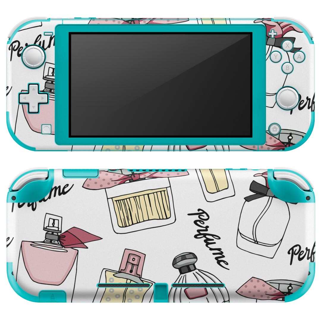 igsticker Nintendo Switch Lite 専用 デザインスキンシール 全面 ニンテンドー スイッチ ライト 専用 ゲーム機 カバー アクセサリー フィルム ステッカー エアフリー 012584 香水　おしゃれ　英語
