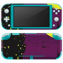 igsticker Nintendo Switch Lite 専用 デザインスキンシール 全面 ニンテンドー スイッチ ライト 専用 ゲーム機 カバー アクセサリー フィルム ステッカー エアフリー 012653 ハロウィン 月 魔女