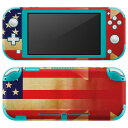igsticker Nintendo Switch Lite 専用 デザインスキンシール 全面 ニンテンドー スイッチ ライト 専用 ゲーム機 カバー アクセサリー フィルム ステッカー エアフリー 012669 アメリカ イギリス アンティーク