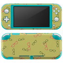 igsticker Nintendo Switch Lite 専用 デザインスキンシール 全面 ニンテンドー スイッチ ライト 専用 ゲーム機 カバー アクセサリー フィルム ステッカー エアフリー 012680 眼鏡 マーク めがね(2)