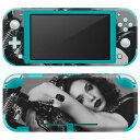 igsticker Nintendo Switch Lite 専用 デザインスキンシール 全面 ニンテンドー スイッチ ライト 専用 ゲーム機 カバー アクセサリー フィルム ステッカー エアフリー 012688 女性 写真(2)
