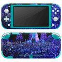 igsticker Nintendo Switch Lite 専用 デザインスキンシール 全面 ニンテンドー スイッチ ライト 専用 ゲーム機 カバー アクセサリー フィルム ステッカー エアフリー 012700 夜景 イルミネーション 景色(2)
