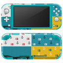 igsticker Nintendo Switch Lite 専用 デザインスキンシール 全面 ニンテンドー スイッチ ライト 専用 ゲーム機 カバー アクセサリー フィルム ステッカー エアフリー 012750 サングラス　ヒゲ　いかり