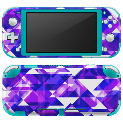 igsticker Nintendo Switch Lite 専用 デザインスキンシール 全面 ニンテンドー スイッチ ライト 専用 ゲーム機 カバー アクセサリー フィルム ステッカー エアフリー 012780 紫 柄 三角 igsticker Nintendo Switch Lite 専用 デザインスキンシール 全面 ニンテンドー スイッチ ライト 専用 ゲーム機 カバー アクセサリー フィルム ステッカー エアフリー 012780 紫 柄 三角