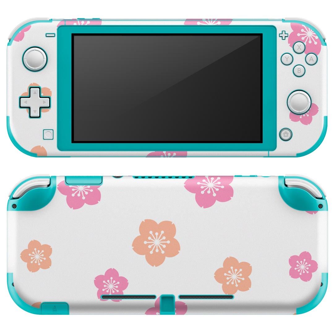 igsticker Nintendo Switch Lite 専用 デザインスキンシール 全面 ニンテンドー スイッチ ライト 専用 ゲーム機 カバー アクセサリー フィルム ステッカー エアフリー 012847 ひな祭り　桃の花