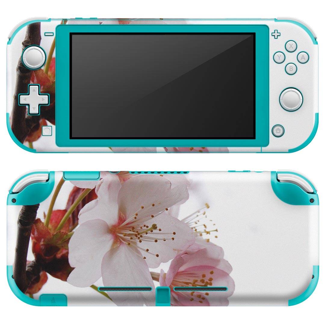 igsticker Nintendo Switch Lite 専用 デザインスキンシール 全面 ニンテンドー スイッチ ライト 専用 ゲーム機 カバー アクセサリー フィルム ステッカー エアフリー 012849 桜 花 春