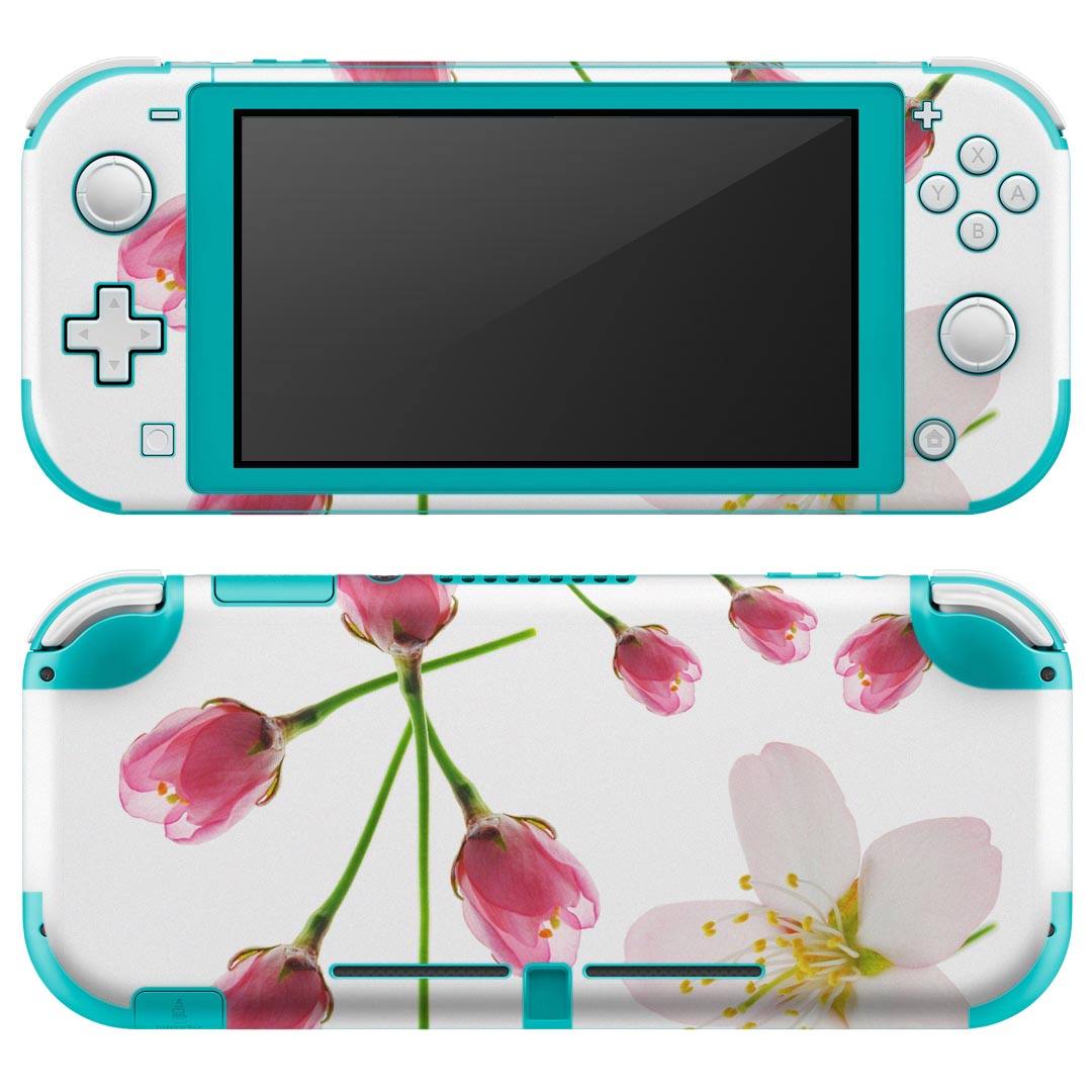 igsticker Nintendo Switch Lite 専用 デザインスキンシール 全面 ニンテンドー スイッチ ライト 専用 ゲーム機 カバー アクセサリー フィルム ステッカー エアフリー 012850 桜　花　春