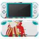 igsticker Nintendo Switch Lite 専用 デザインスキンシール 全面 ニンテンドー スイッチ ライト 専用 ゲーム機 カバー アクセサリー フィルム ステッカー エアフリー 012858 ひな祭り 和 節句