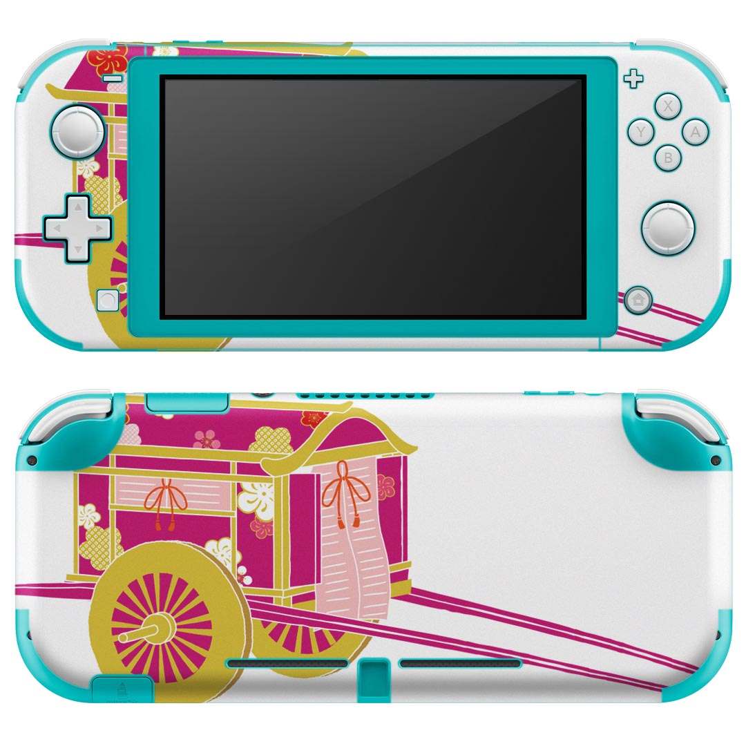 igsticker Nintendo Switch Lite 専用 デザインスキンシール 全面 ニンテンドー スイッチ ライト 専用 ゲーム機 カバー アクセサリー フィルム ステッカー エアフリー 012861 ひな祭り　和　節句