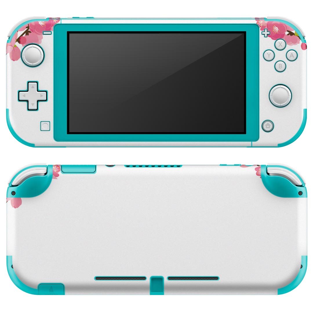 igsticker Nintendo Switch Lite 専用 デザインスキンシール 全面 ニンテンドー スイッチ ライト 専用 ゲーム機 カバー アクセサリー フィルム ステッカー エアフリー 012862 ひな祭り　桃の花　節句