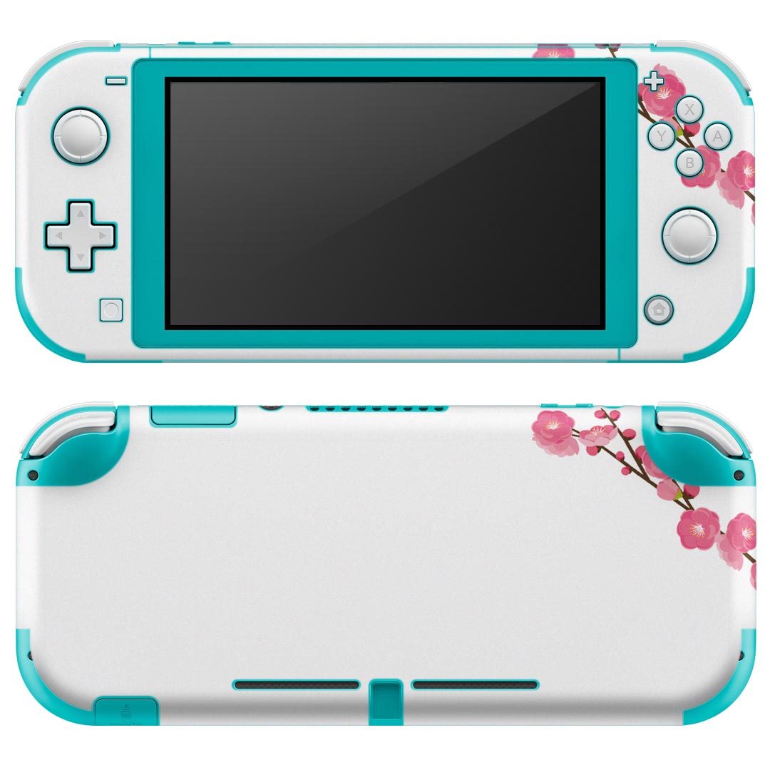 igsticker Nintendo Switch Lite 専用 デザインスキンシール 全面 ニンテンドー スイッチ ライト 専用 ゲーム機 カバー アクセサリー フィルム ステッカー エアフリー 012864 ひな祭り　桃の花　節句