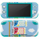igsticker Nintendo Switch Lite 専用 デザインスキンシール 全面 ニンテンドー スイッチ ライト 専用 ゲーム機 カバー アクセサリー フィルム ステッカー エアフリー 012896 こいのぼり 節句 こどもの日