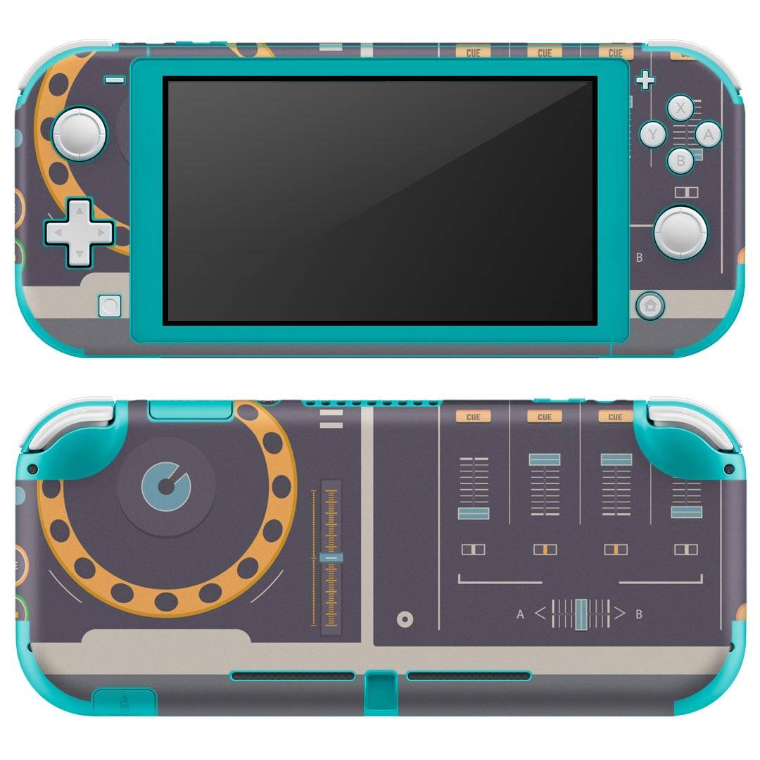 igsticker Nintendo Switch Lite 専用 デザインスキンシール 全面 ニンテンドー スイッチ ライト 専用 ゲーム機 カバー アクセサリー フィルム ステッカー エアフリー 012903 ラジカセ　機械　音楽