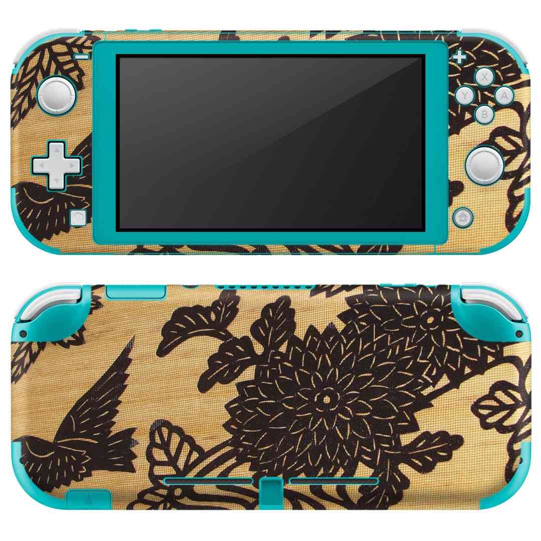 igsticker Nintendo Switch Lite 専用 デザインスキンシール 全面 ニンテンドー スイッチ ライト 専用 ゲーム機 カバー アクセサリー フィルム ステッカー エアフリー 012931 和　和柄　鳥