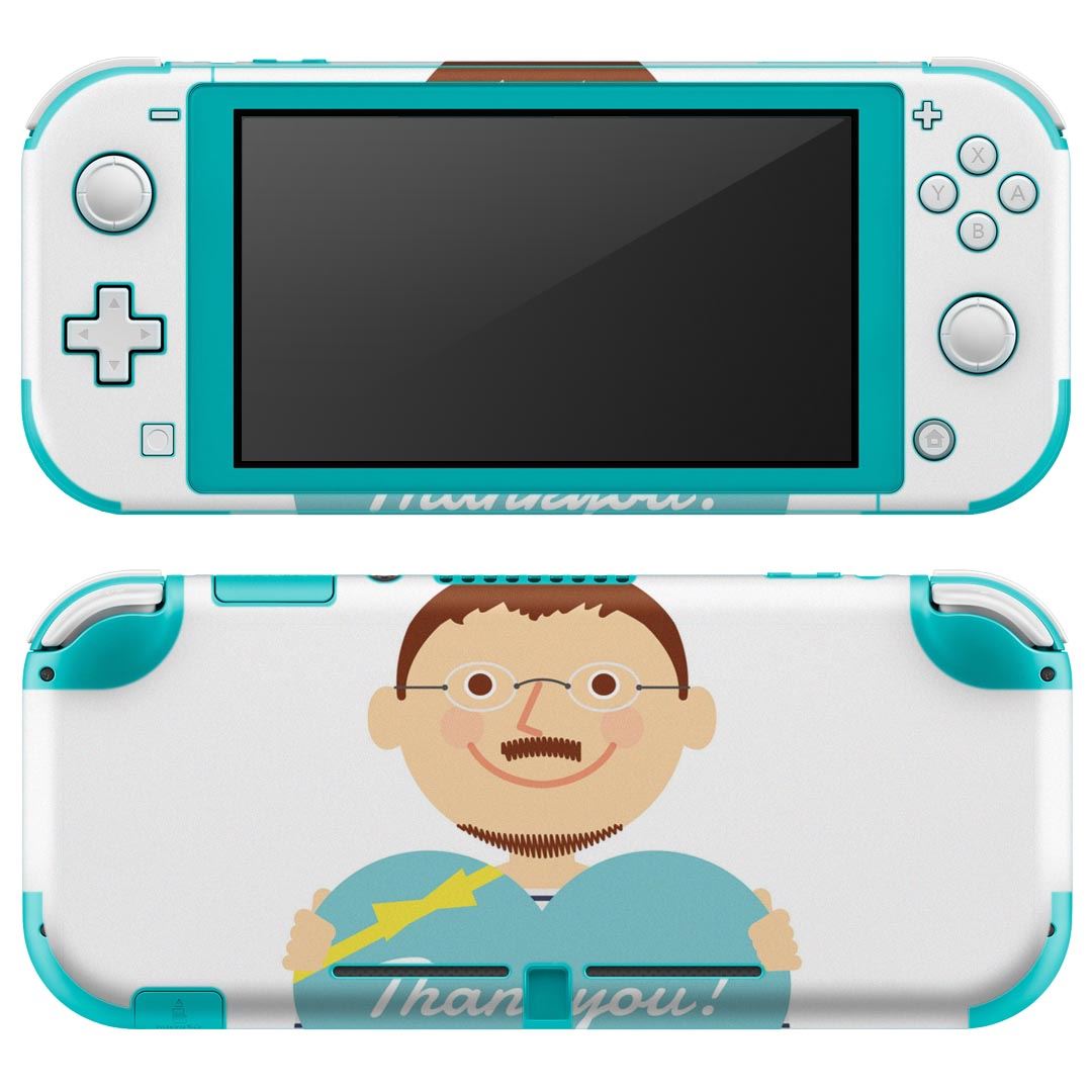 igsticker Nintendo Switch Lite 専用 デザインスキンシール 全面 ニンテンドー スイッチ ライト 専用 ゲーム機 カバー アクセサリー フィルム ステッカー エアフリー 012982 父の日　パパ　お父さん