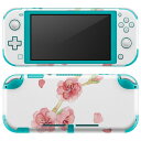 igsticker Nintendo Switch Lite 専用 デザインスキンシール 全面 ニンテンドー スイッチ ライト 専用 ゲーム機 カバー アクセサリー フィルム ステッカー エアフリー 012987 花 木 水彩