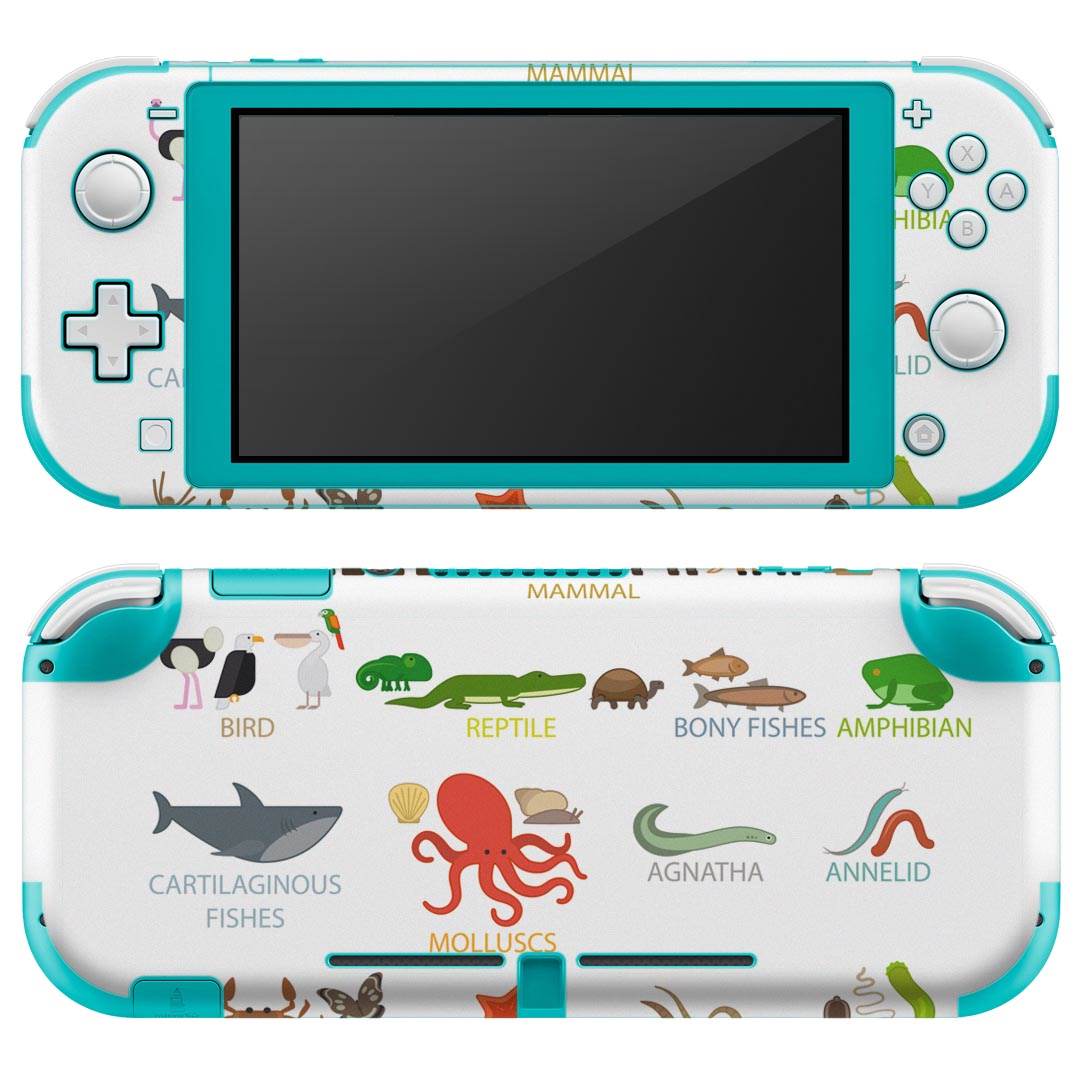 igsticker Nintendo Switch Lite 専用 デザインスキンシール 全面 ニンテンドー スイッチ ライト 専用 ゲーム機 カバー アクセサリー フィルム ステッカー エアフリー 013223 動物 生き物 海