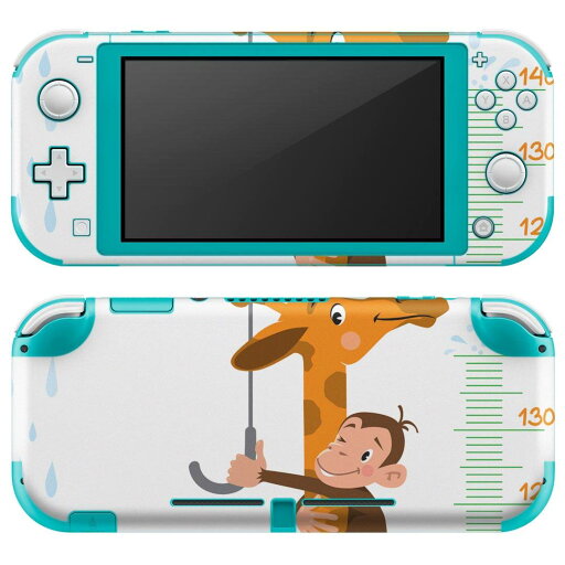 igsticker Nintendo Switch Lite 専用 デザインスキンシール 全面 ニンテンドー スイッチ ライト 専用 ゲーム機 カバー アクセサリー フィルム ステッカー エアフリー 013253 動物 サル きりん igsticker Nintendo Switch Lite 専用 デザインスキンシール 全面 ニンテンドー スイッチ ライト 専用 ゲーム機 カバー アクセサリー フィルム ステッカー エアフリー 013253 動物 サル きりん