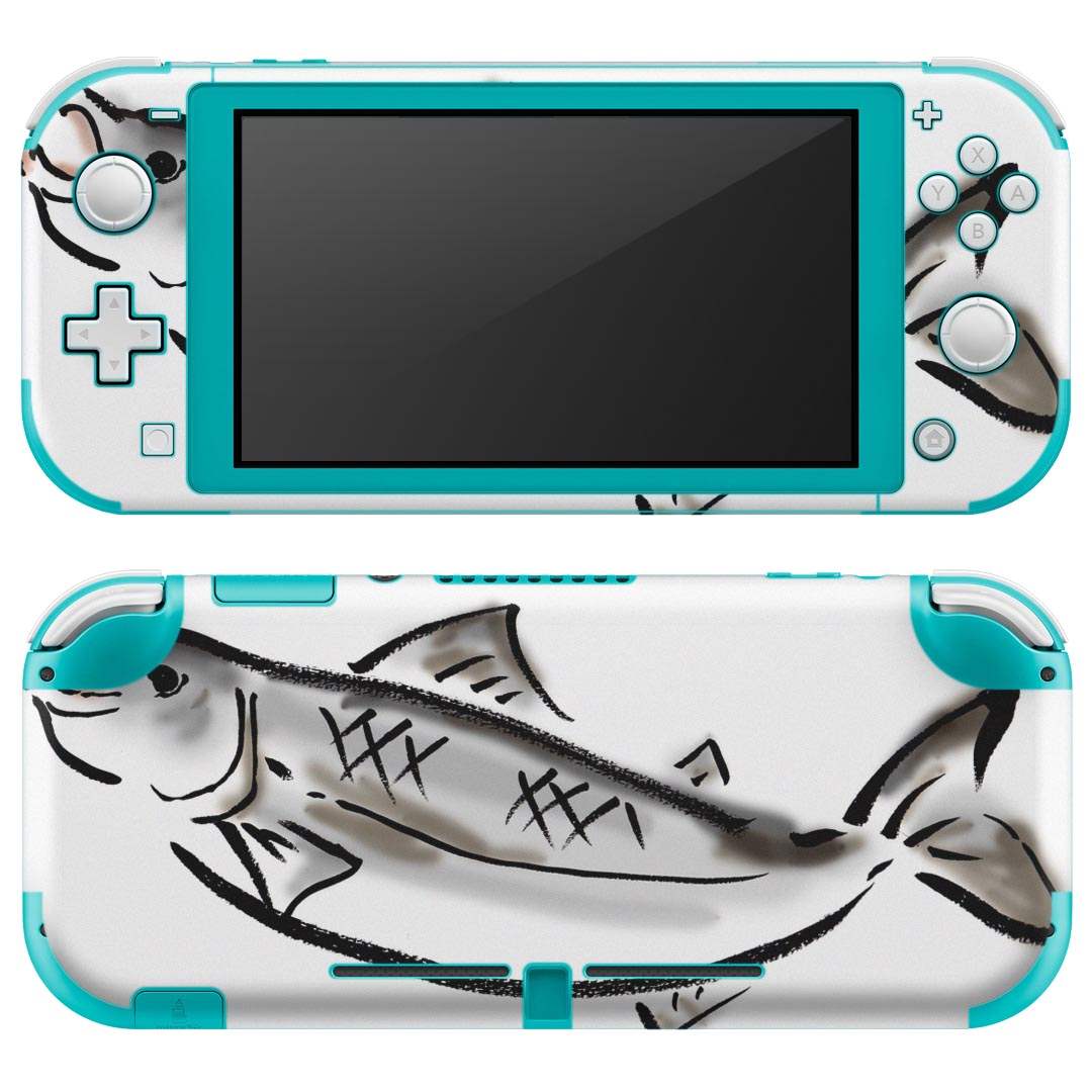 製品名 Nintendo Switch Lite専用 デザインスキンシール セット内容 Nintendo Switch Lite本体用スキンシール（裏表）各1枚 ※液晶側シールは2パーツに分かれていますニンテンドースイッチライト専用です。据え置き機のSwitch本体やJoyコンには対応していません。 商品特徴 3M社製の再剥離性シートを素材に採用し、細かな位置調整がしやすく貼り直しが容易です。また、エアフリーでもありますので気泡が簡単に逃げるので、キレイに貼ることができます。専用の業務プリンターを使い、商品画像と遜色のない美しい印刷仕上がり。 注意事項 画像はサンプルですので、ご覧の環境によっては多少色味に違いを感じる場合がございます。 イメージと違った、モニターと色味が異なるという理由での交換や返金はご対応出来かねます。スキンシールのみの販売で、ニンテンドースイッチ本体などは付属しません。シワができた場合、ドライヤーなどで軽く温め、外側に向けてシワを伸ばすように貼ってください。初回貼付時の位置調整や貼り直しは可能ですが、しっかりと押し付けて接着させた後の再剥離、再利用は保証しておりません。また接着部に油分や汚れが付着しますと角の部分は剥がれやすくなりますので、貼付時はあまり触れないようにご注意ください。無地のセミグロスシートにデザインをプリントした商品で、デコなどの加工はございません。 凹凸や光沢があるように見えたり布地や金属を素材にしたように見える商品もありますが、デザインの図版によるものです。印刷時に微妙な画像のズレが生じる場合がございます。ご注文後に1点1点制作する受注生産品の為、不良品以外のご返品や交換は固くお断りします。 商品発送 完全受注生産のハンドメイド商品となりますので、既製品と比べて発送までお時間を頂いています。 基本的に決済確認後2?3営業日、最大で10営業日での発送となります。繁忙期や休業日明けの場合はさらに時間がかかる場合があります。 その際には別途メールにてご連絡致します。メール便の場合、発送日から到着までに2?4日ほどかかる場合が多く、紛失などの保障もご対応できかねます。あらかじめご了承下さい。