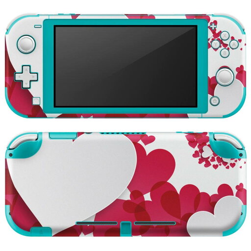 igsticker Nintendo Switch Lite 専用 デザインスキンシール 全面 ニンテンドー スイッチ ライト 専用 ゲーム機 カバー アクセサリー フィルム ステッカー エアフリー 013279 ハート 赤 白 igsticker Nintendo Switch Lite 専用 デザインスキンシール 全面 ニンテンドー スイッチ ライト 専用 ゲーム機 カバー アクセサリー フィルム ステッカー エアフリー 013279 ハート 赤 白