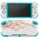 igsticker Nintendo Switch Lite 専用 デザインスキンシール 全面 ニンテンドー スイッチ ライト 専用 ゲーム機 カバー アクセサリー フィルム ステッカー エアフリー 013283 桜 花 春