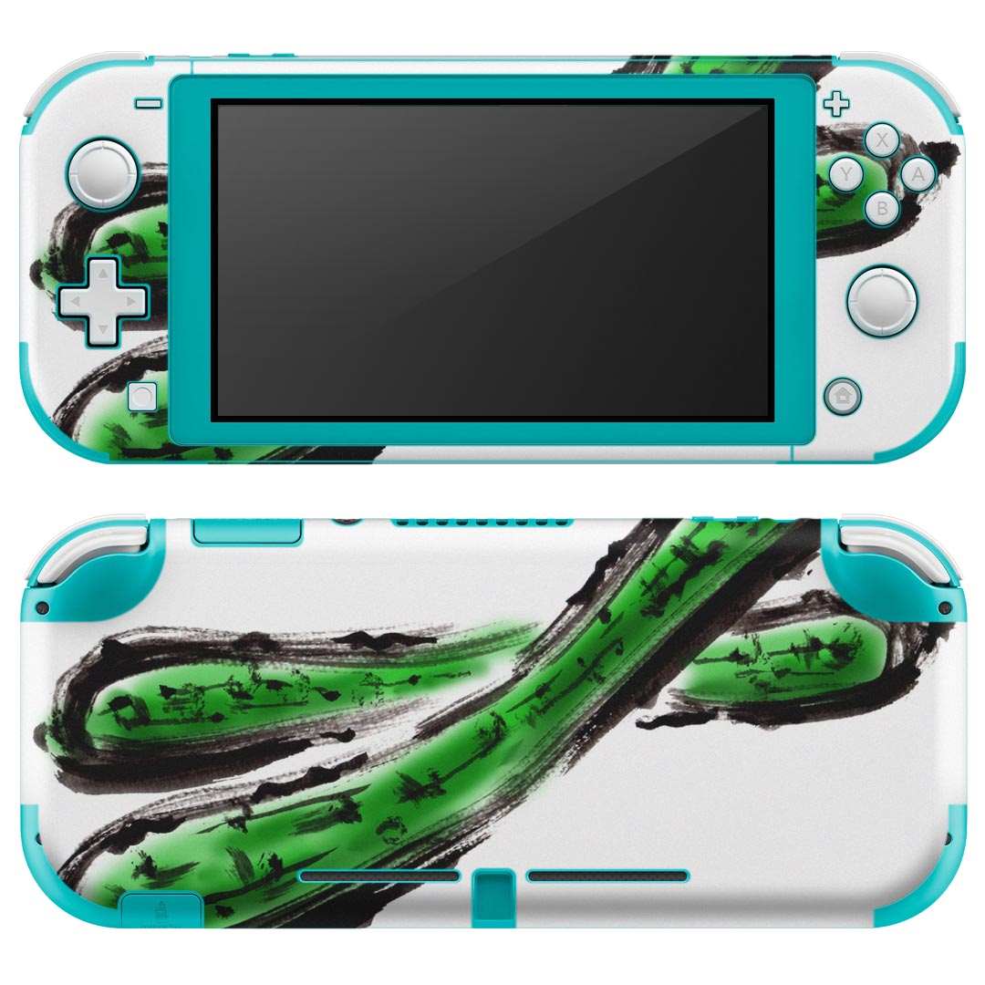 igsticker Nintendo Switch Lite 専用 デザインスキンシール 全面 ニンテンドー スイッチ ライト 専用 ゲーム機 カバー アクセサリー フィルム ステッカー エアフリー 013289 食べ物 絵 きゅうり